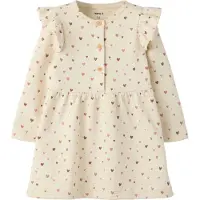 Name it Jurk lichtbeige / bruin / geel / rosa