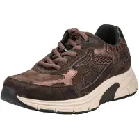 Gabor Sneakers laag donkerbruin / koper