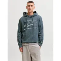 Jack & Jones Sweatshirt donkerblauw / basaltgrijs / wit
