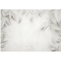 WALLARENA - Fotobehang - 250x175 cm - Betonnen bladeren fototapet voor keuken, slaapkamer en woonkamer