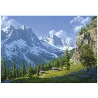 WALLARENA - Fotobehang - 250x175 cm - 3D natuur landschap voor slaapkamer en woonkamer