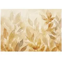 WALLARENA - Fotobehang - 350x250 cm - gouden bladeren abstract fototapete voor slaapkamer en salon van bevlieshang