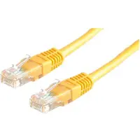 Value UTP-kabel, Cat.6, geel, 0,5 meter