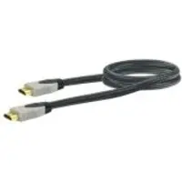 Schwaiger HDM0150G 063 HDMI kabel 1.5 meter HDMI Type A (Standaard) Zwart. Grijs