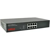 Roline PoE Fast Ethernet switch, 8 poorten, 130W