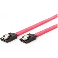 Gembird SATA datakabel - plat - SATA600 - 6 Gbit/s / rood - 0,30 meter