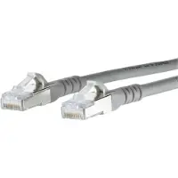 BTR NETCOM 1308451033-E RJ45 Netwerkkabel, patchkabel CAT 6A S/FTP 1.00 m Grijs Snagless 1 stuk(s)