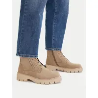 Caprice 9-25214-45 Enkellaarzen | Maat 38 Dames Taupe