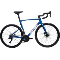 RINOS Odin6.0 Carbon Road - Racefiets - UCI Frameset - met SHIMANO Di2 - 24 versnellingen en schijfremmen - lichte fiets voor dames en heren - 700 x 40C - Kameleon Blauw Paars S