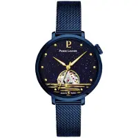 Pierre Lannier Analoog horloge '- Automatic watch Australe - Automatic watch movement - Watch case width: 35 mm' blauw