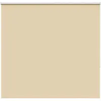vidaXL Rolgordijn verduisterend 145x175 cm stofbreedte 141,6 cm beige