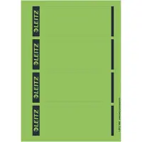Leitz rugetiketten kort, via pc beletterbaar, rugbreedte 80 mm, zelfklevend, 100 st., groen