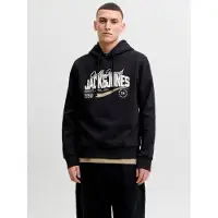 Jack & Jones Sweatshirt taupe / zwart / wit
