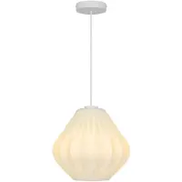 Nordlux Maluca LED Hanglamp | 1x E27 Max 15W | Dimbaar | Wit