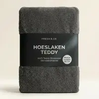 Fresh & Co Hoeslaken Teddy - Antraciet 160 x 200 cm
