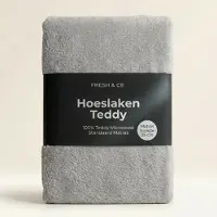 Fresh & Co Hoeslaken Teddy - Lichtgrijs 140 x 200 cm