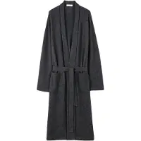 GOBI Cashmere Badjas lang 'Men's Cashmere Robe' antraciet