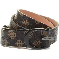 GUESS Vrouwen, Riem, Kunstlederen riem, Bruin, Zwart, (S)