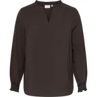 ONLY - CARMETTA L/S V-NECK TOP WVN NOOS - Dames - T-shirt