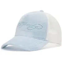 Ed Hardy Diamante Velour Trucker Cap, blauw