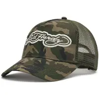Ed Hardy Patch Trucker Cap, groen