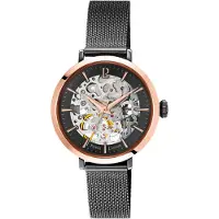 Pierre Lannier Analoog horloge '- Automatic watch Automatic - Automatic watch movement - Watch case width: 35 mm' grijs