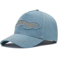 Ed Hardy Diamante Gothic Trucker Cap, blauw