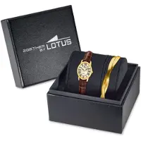 Lotus Analoog horloge goud