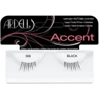 Ardell Nepperren - - Accenten Wimpers Zwart N. 308 - Menselijk Haar - 1 Paar - Gemakkelijke Applicatie