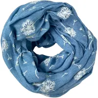 Kumixi Tunnelsjaal 'Löwenzahn' smoky blue