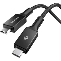 Spigen Essential | USB-C naar USB-C Kabel 100W Fast Charge | Power Delivery | 5Gbps Dataoverdracht | 1M Zwart