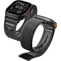Spigen Athlex Air 2 Active Band, Zwartgrijs - Apple Watch 49Mm/46Mm/45Mm/44Mm