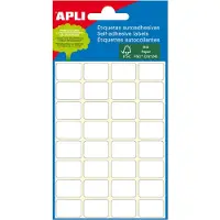 APLI ronde etiketten in etui diameter 13 mm, wit, 210 stuks, 35 per blad (2661) - 14 stuks