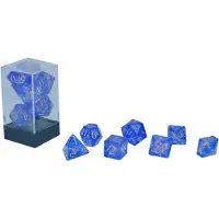 HOT Games Dobbelst.Set CandyPaper Blauw brick(Let op! Per Stuk!)