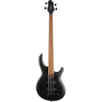 Cort B4 Element Fretless Open Pore Trans Black elektrische basgitaar