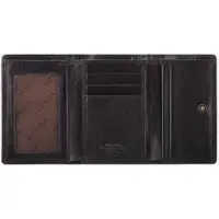 WITTCHEN Arizona damesportemonnee - zwart leer, compact