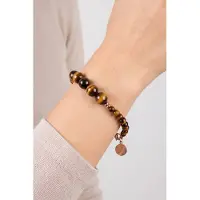 Purelei Tiger's Eye Armband Rosegold Maat: OS | Armbanden Outlet | Dames | Geel