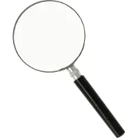 Westcott leesloep, diameter: 75 mm, vergroot tot 3 keer, zwart