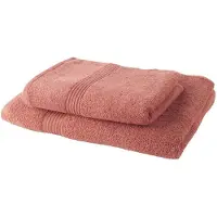 TODAY Terracotta 100% Katoenen Handdoeken Set - (2 Eenheden)