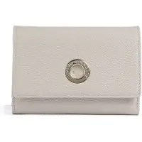 Mandarina Duck portemonnee Mellow Leather Wallet with Flap Cocoon Lichtgrijs