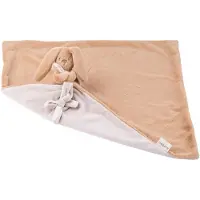 Nattou Lapidou Baby Dekentje met Knuffel - 50 x 50 cm - Doudou Konijn - Baby Cadeau - Warm Beige