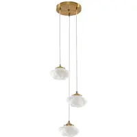 LINDBY Hanglampe , Piatra, dimbare, Wit, Woonkamer, Glas, Modern