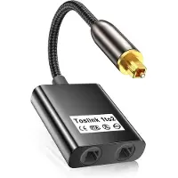 INF 0,25 m Audio Fiber Optic Splitter - Dubbele Output Toslink Adapter