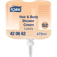 Tork 420662 luxe hair & body mini douchezeep S2 475 ml 8 stuks (420662)