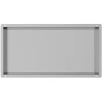 Guido Gusto RVS Inbouwnis met tegelflens 30x60x7cm