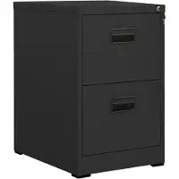 vidaXL Archiefkast 46x62x72,5 cm staal antracietkleurig