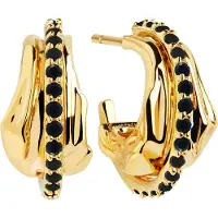 Sif Jakobs sieraden Dames 925 sterling zilveren Zirconia One Size Goud / Zwart 32014584