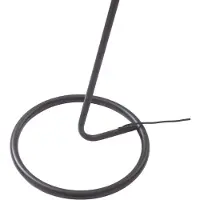 LINDBY Vloerlamp Elira , zwart, Woon-/ Eetkamer, metaal, Modern, vloerlamp