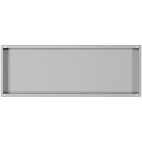 Guido Gusto RVS Inbouwnis met tegelflens 30x90x10cm