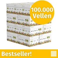 Infowerk Printerpapier kopieerpapier 100000 vellen 20 x 5000 A4 80g premium wit testwinnaar PEFC